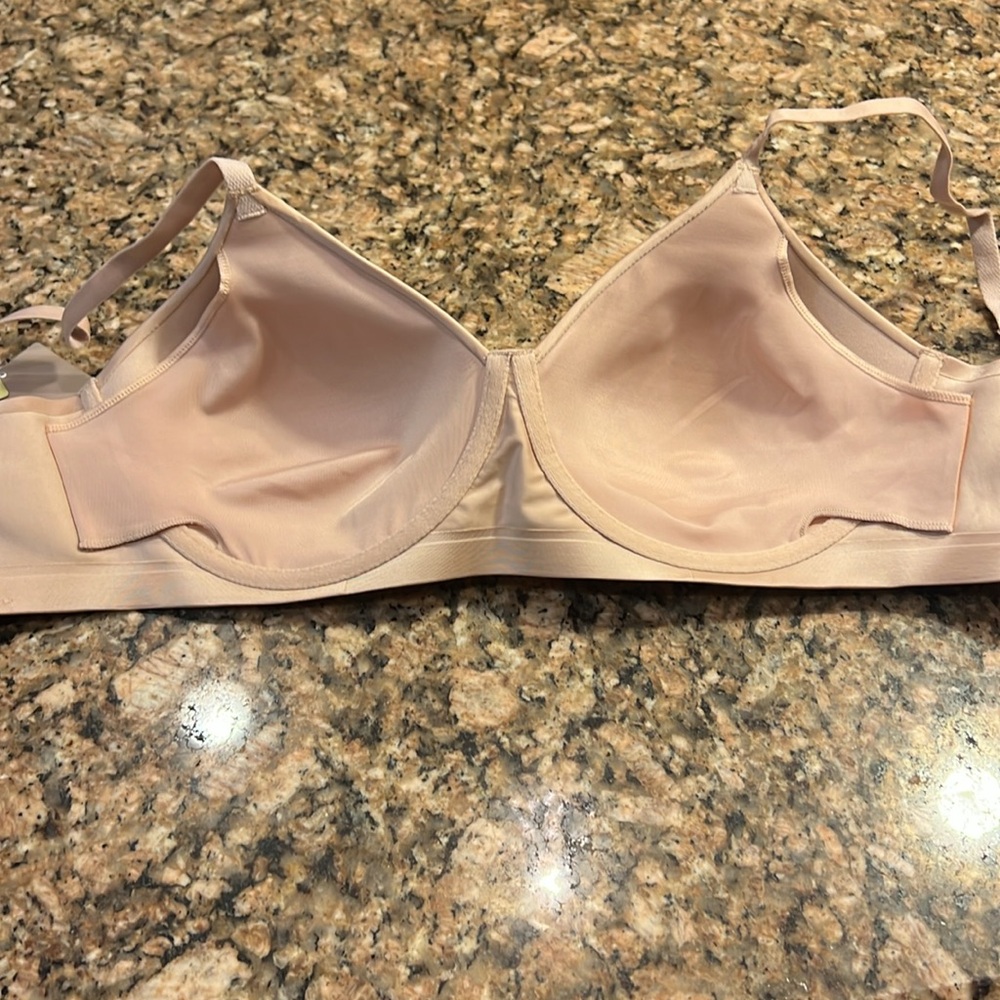 Amoena Magdalena Back-Smoothing Padded Wire-Free Bra 44533 Nude 34D - Picture 12 of 13